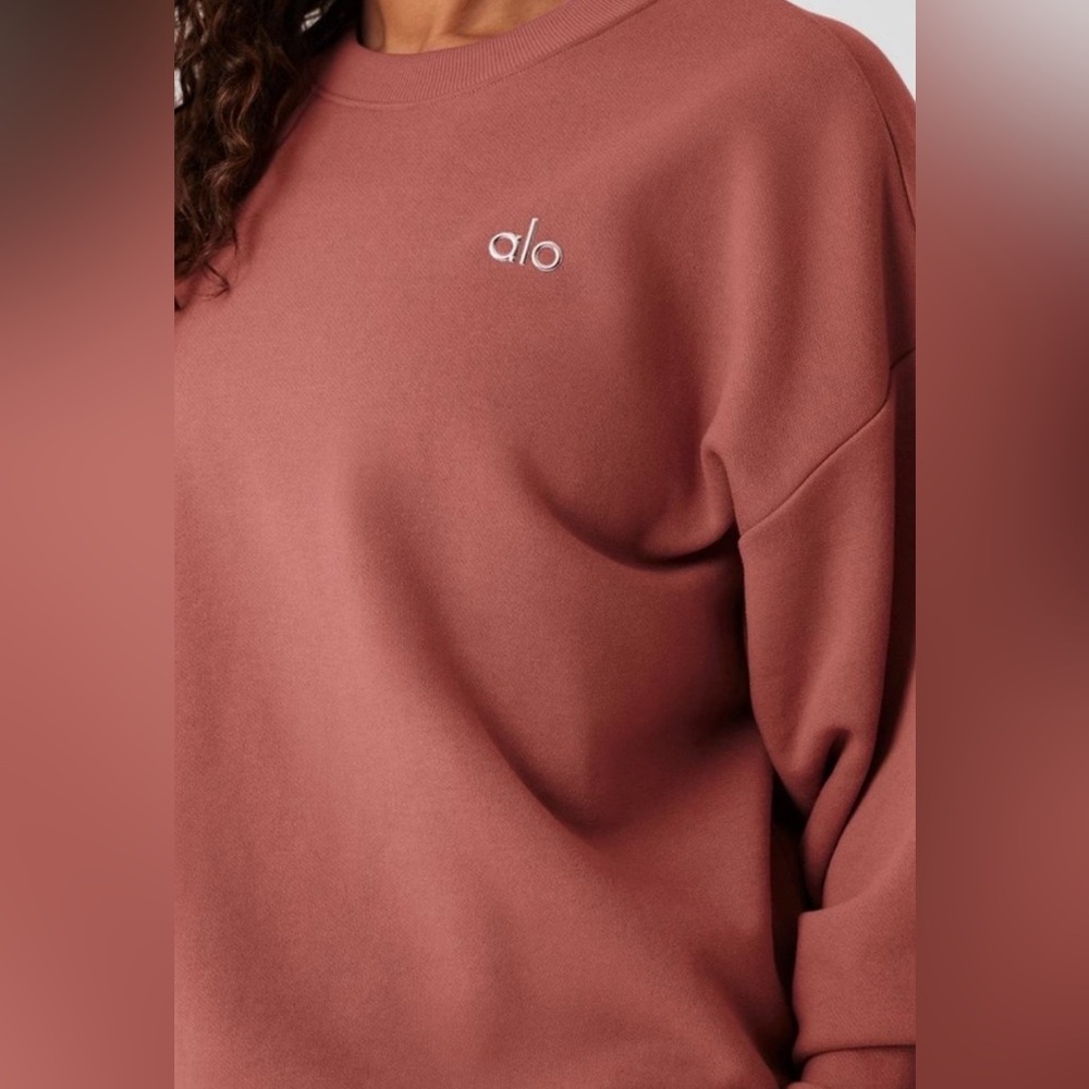 Alo Accolade Sweatshirt Terracotta - Picture 5 of 7